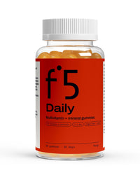 f°5 Daily jar, front label